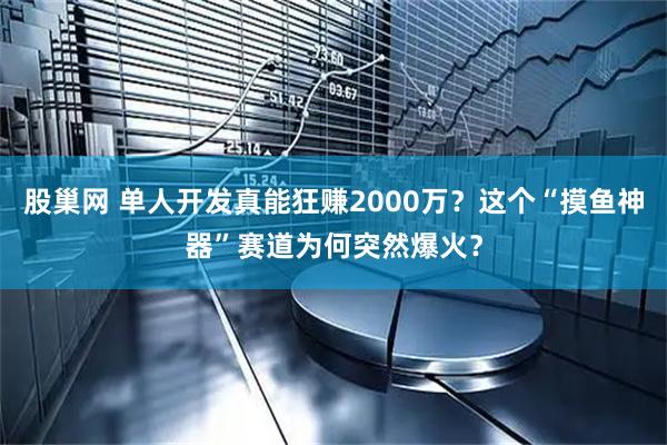股巢网 单人开发真能狂赚2000万？这个“摸鱼神器”赛道为何突然爆火？